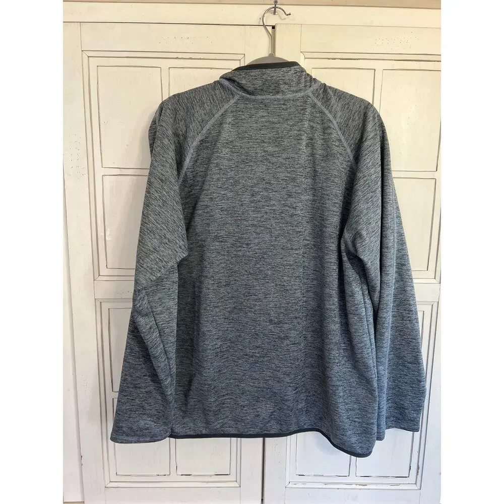 The North Face size XL gray 1\2 zip pullover fleece lined